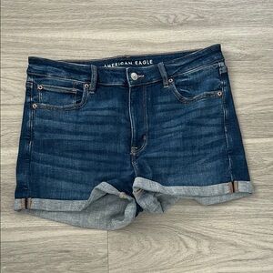 American Eagle Outfitters Women's Blue Denim Shorts